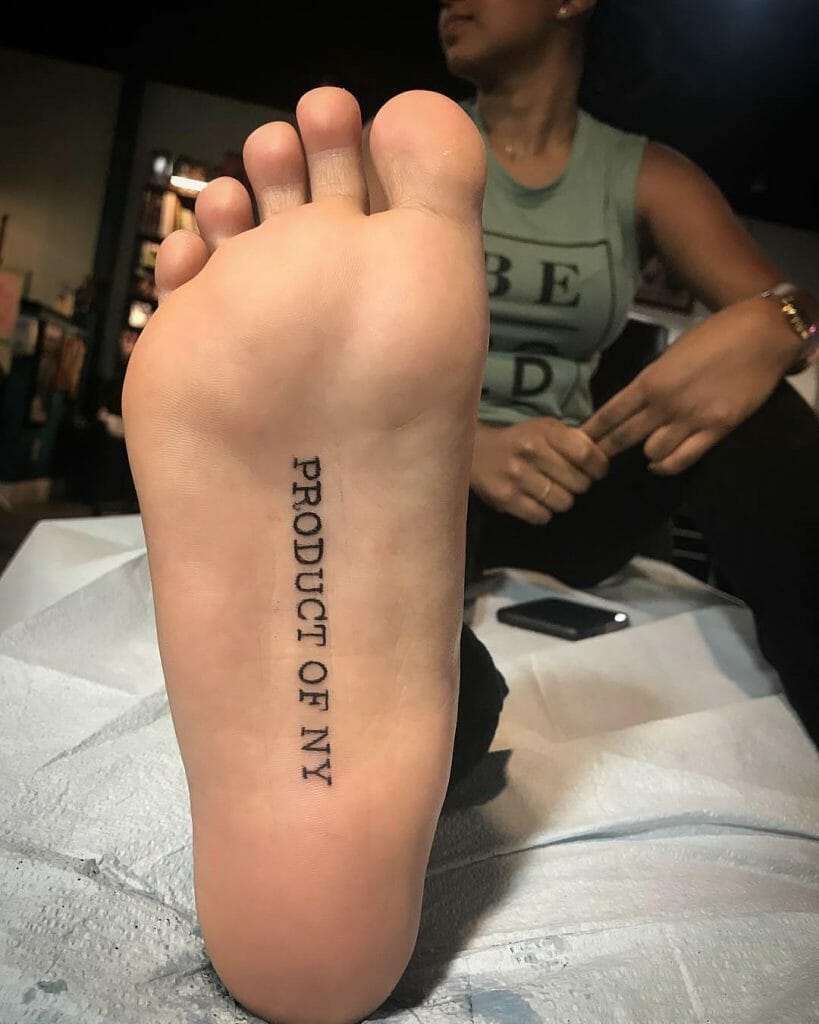 Creative Foot Tattoo Quotes ideas