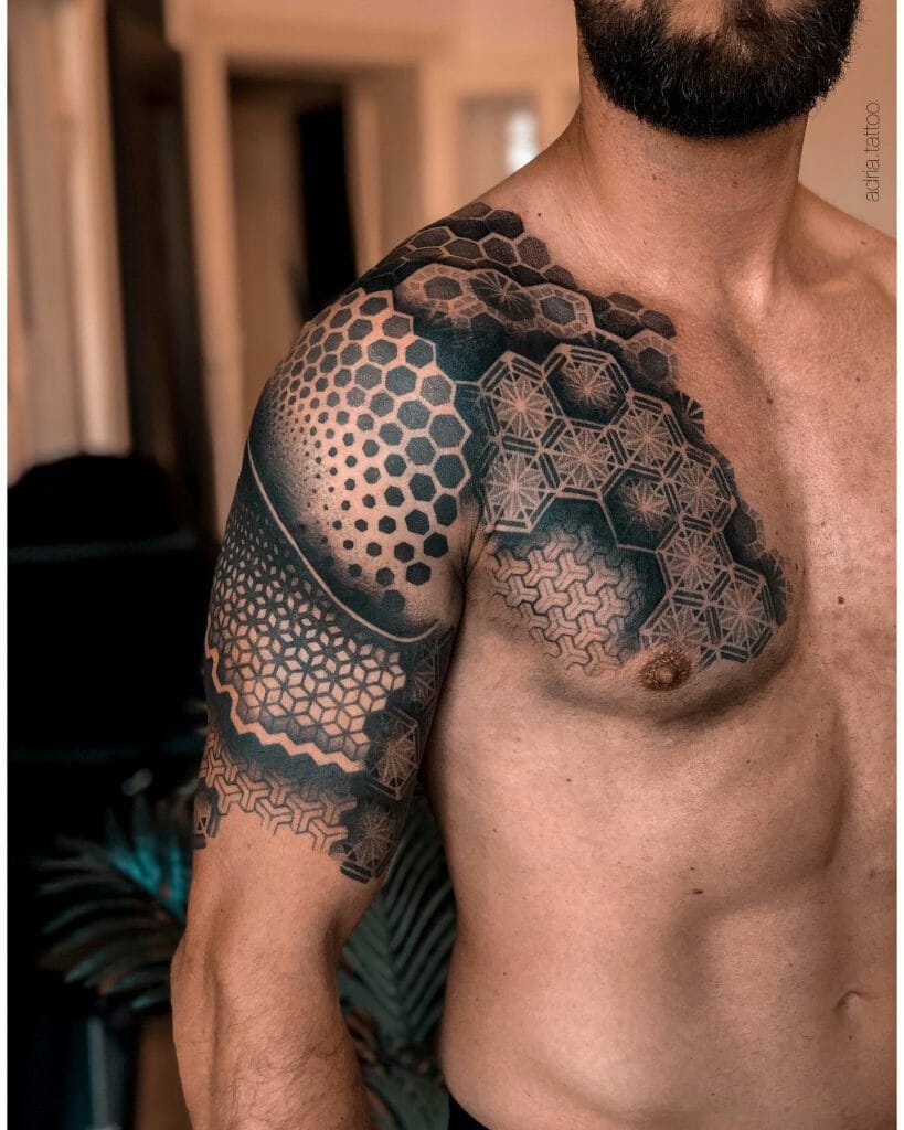 Creative Men's Chest Tattoos