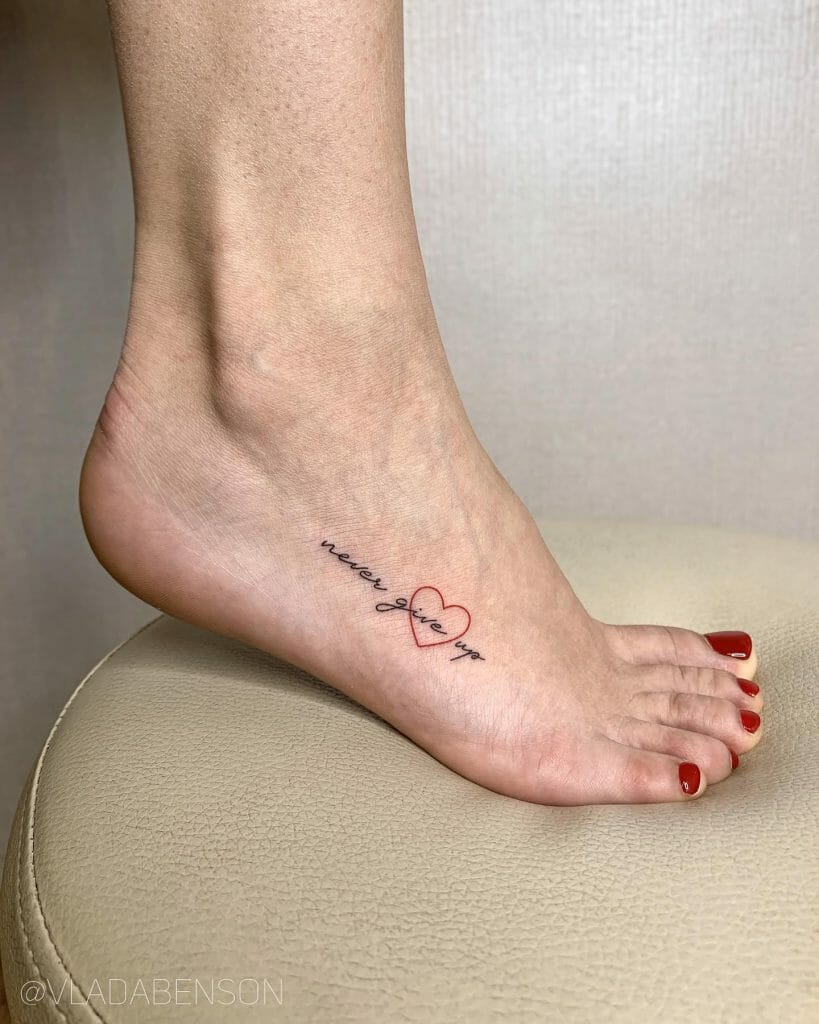 Fine Line Foot Tattoo Ideas
