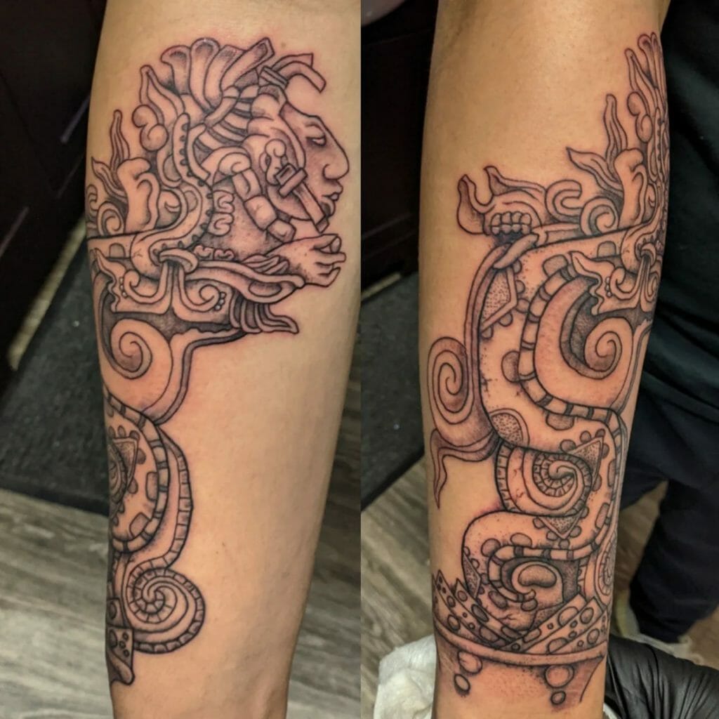 Mayan Serpent Tattoo Ideas
