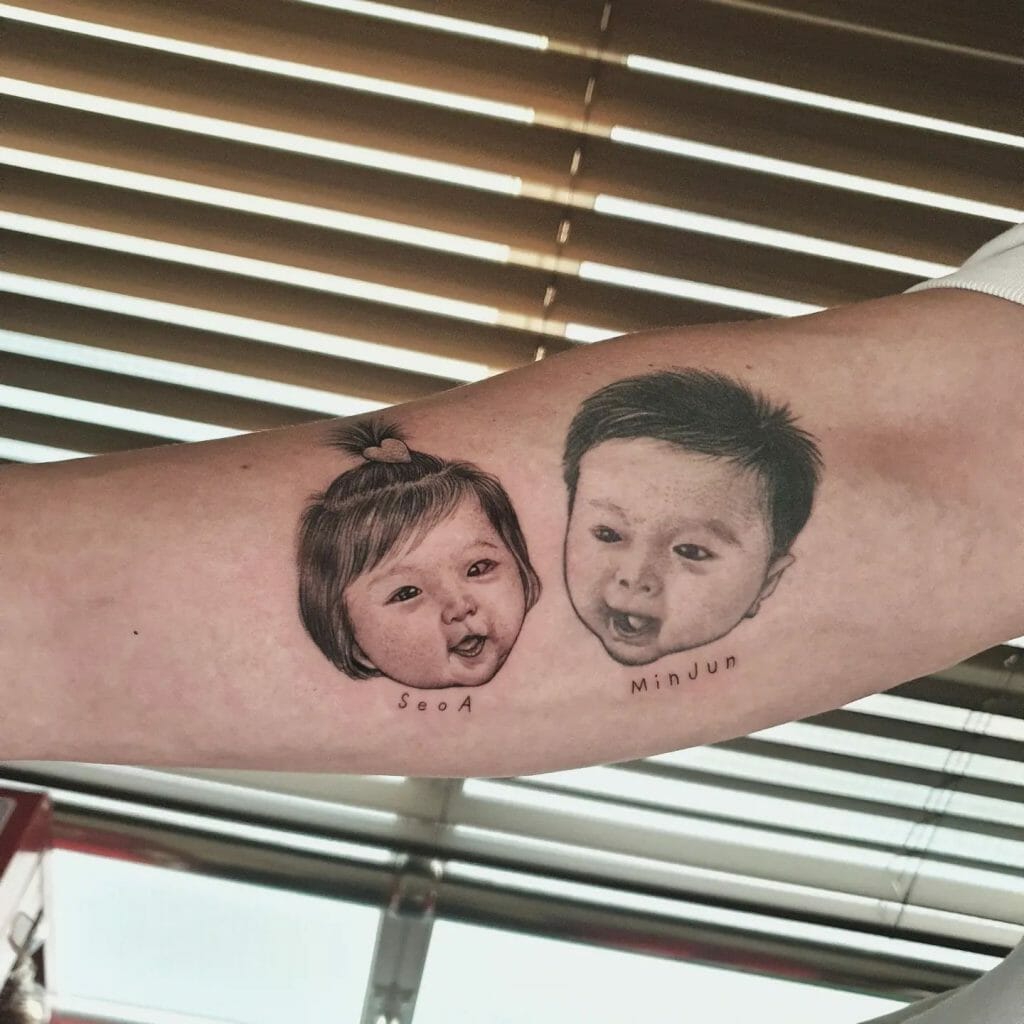The Twin Baby tattoo