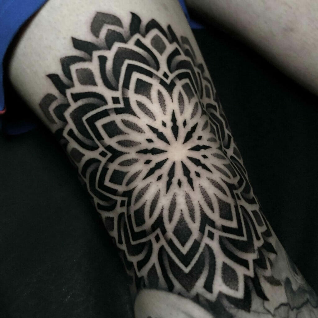 Gorgeous Geometric Mandala Tattoo Design