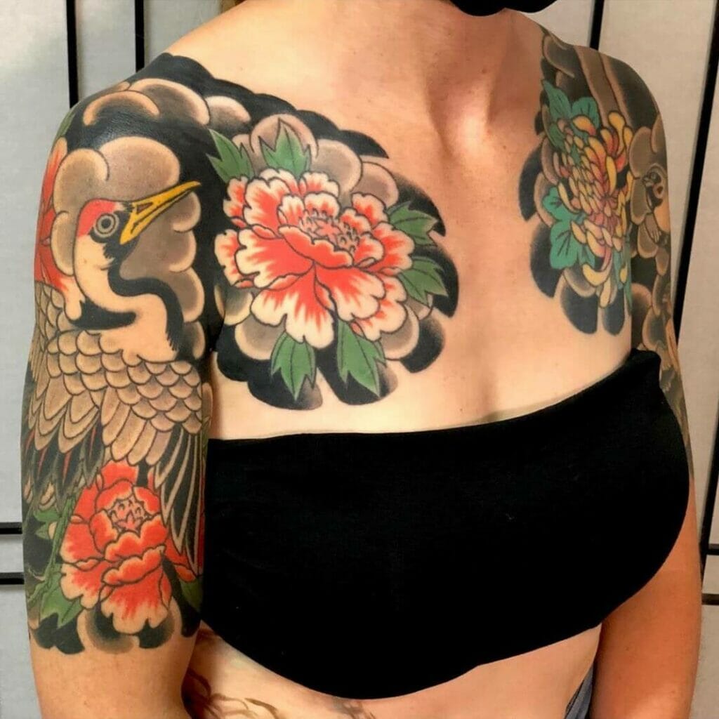 Japanese Half Tattoo Sleeves