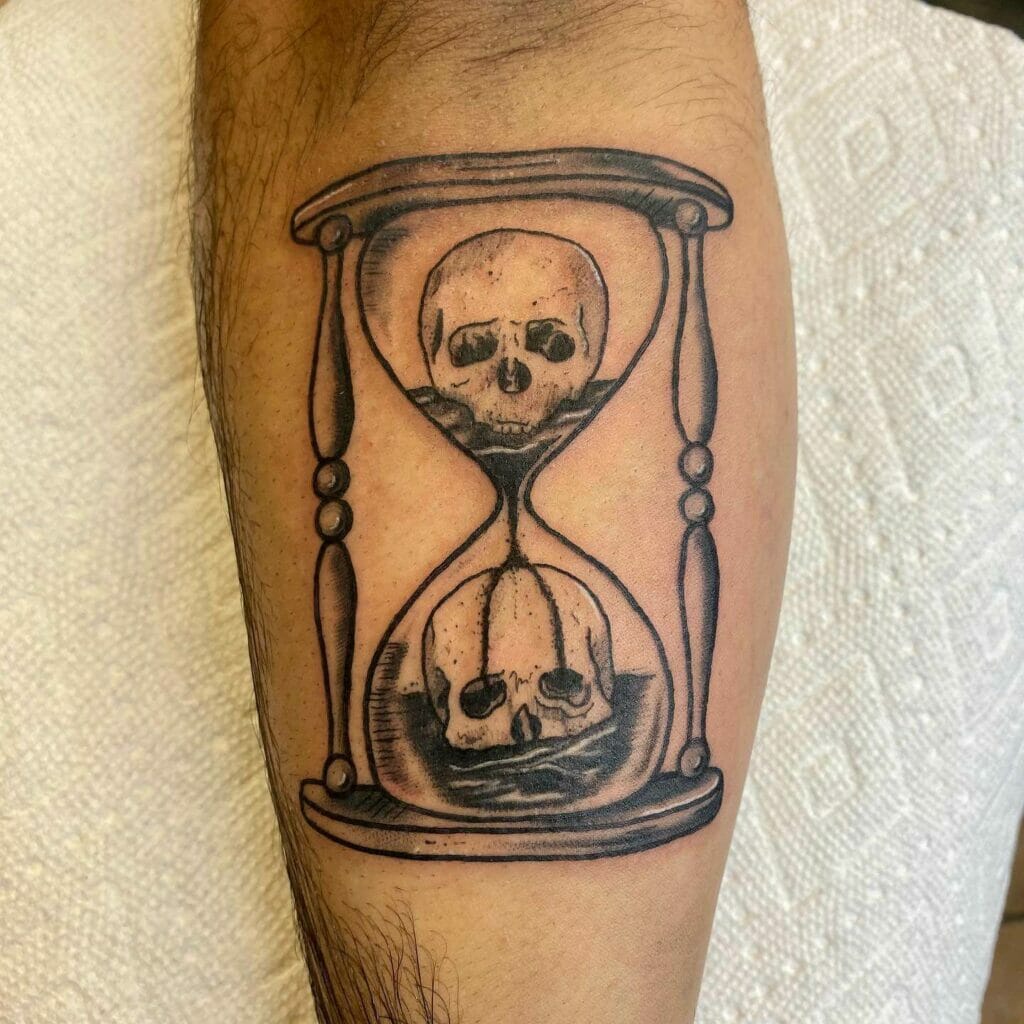 Unus Annus Hourglass Tattoo