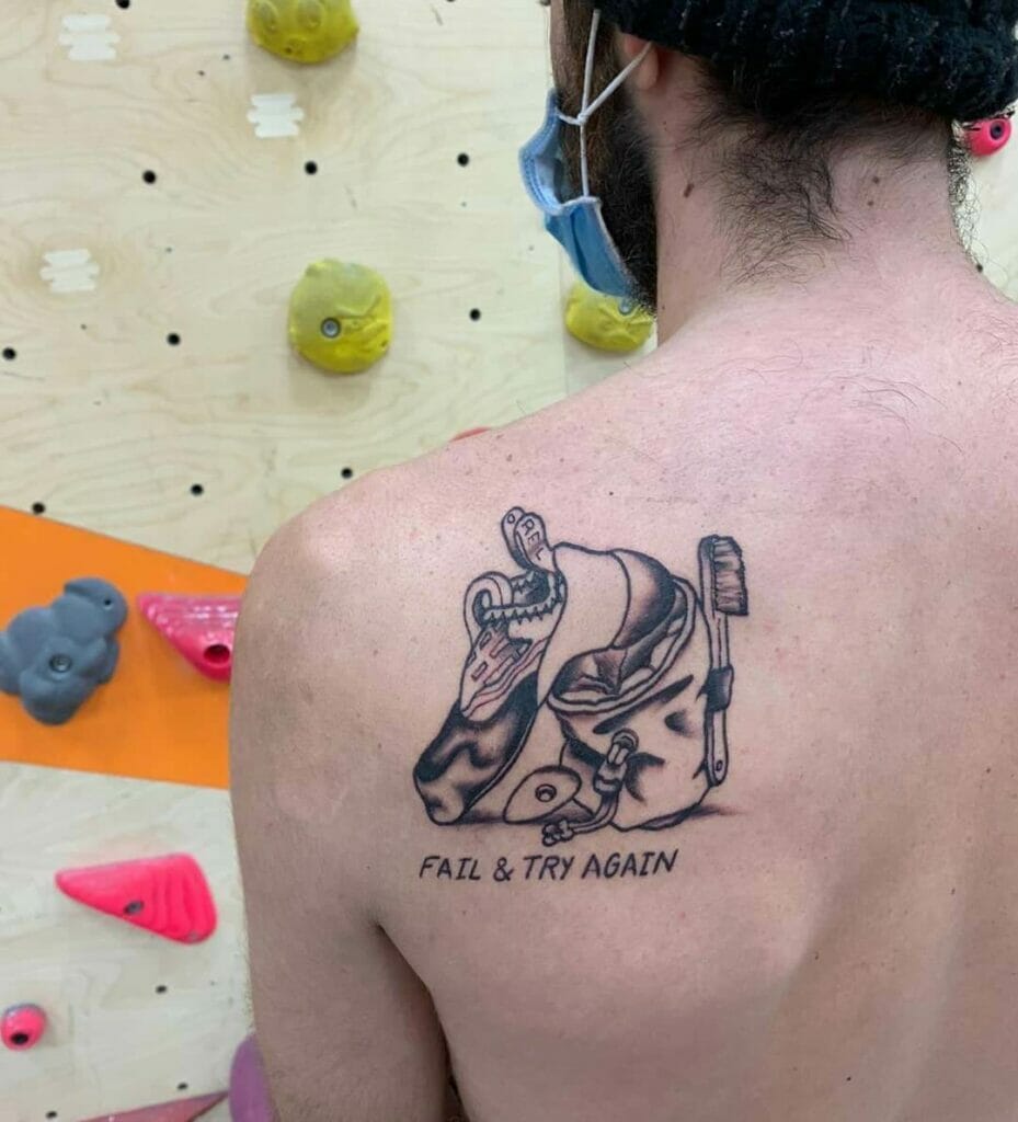 The Rock Climbing Tattoos Of Endeavour