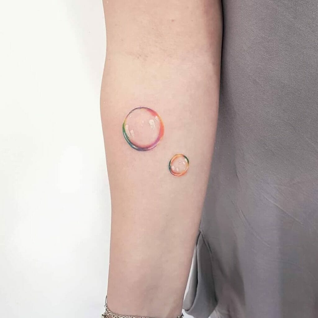 Bubble Tattoos On Arm
