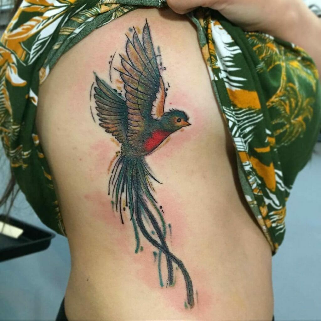 Gorgeous And Illustrious Quetzal tattoo