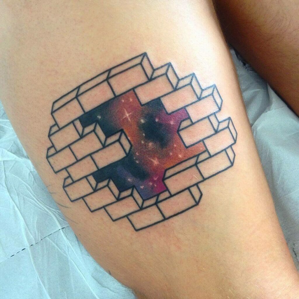 Brick Wall-Colored Tattoo
