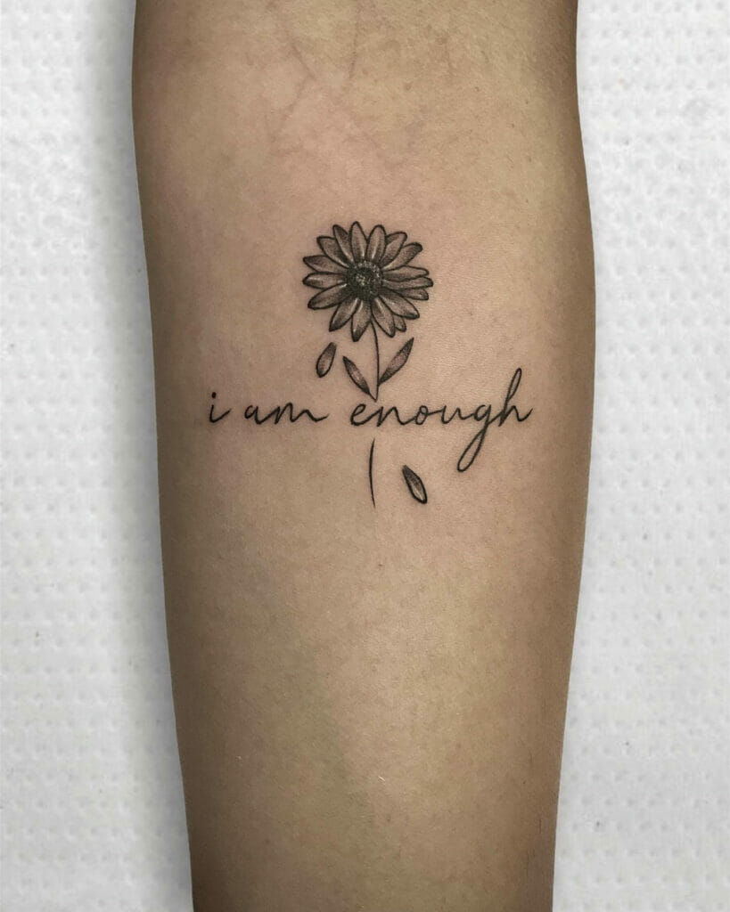 101 Best I Am Enough Tattoo With Flower Ideas That Will Blow Your Mind! -  Outsons