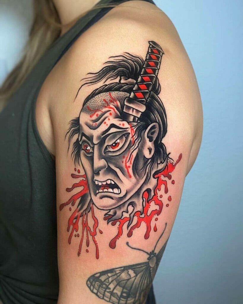 The Blood In Namakubi Tattoo