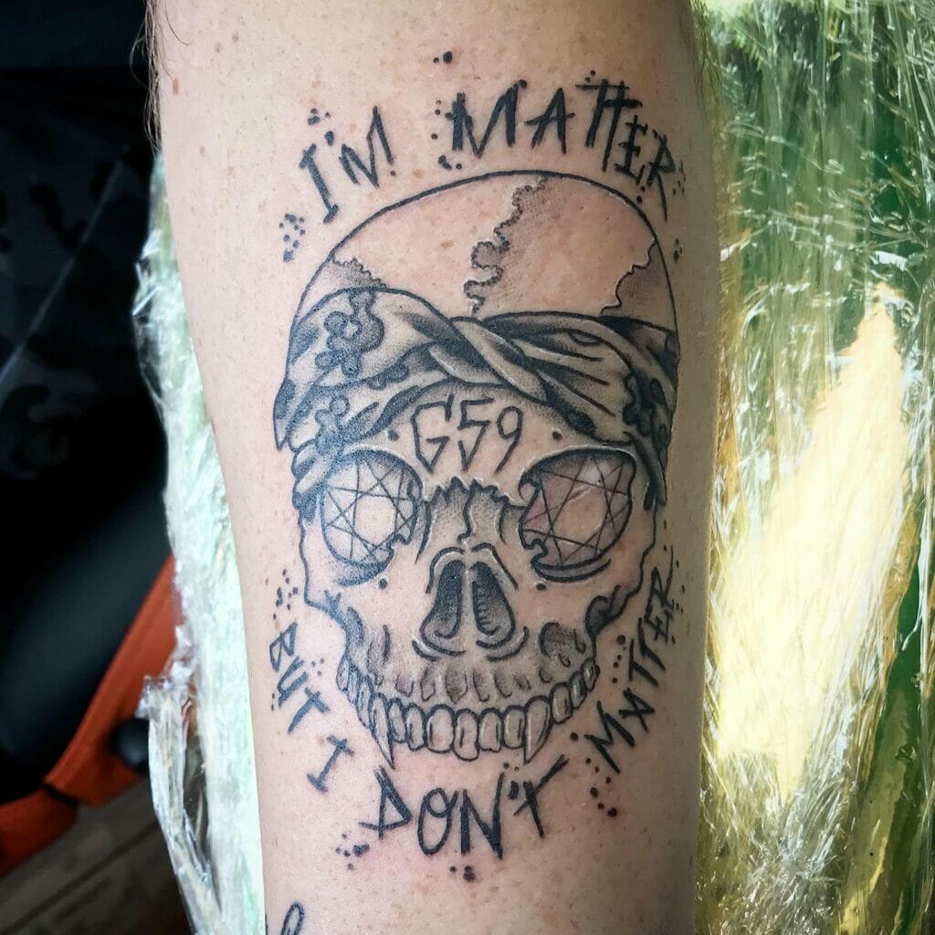 G59 Funky Quote Tattoo