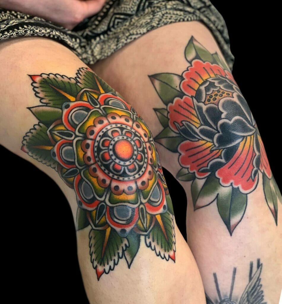 Radiant And Ravishing Colored Mandala Tattoo Design