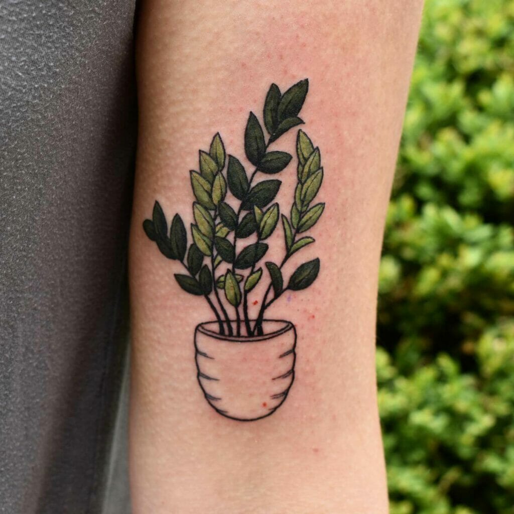 Sleeve Houseplant Tattoo Ideas