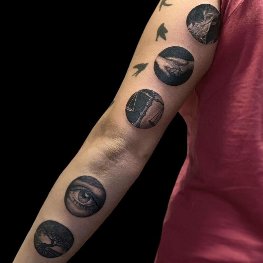 Realistic Divergent Tattoo