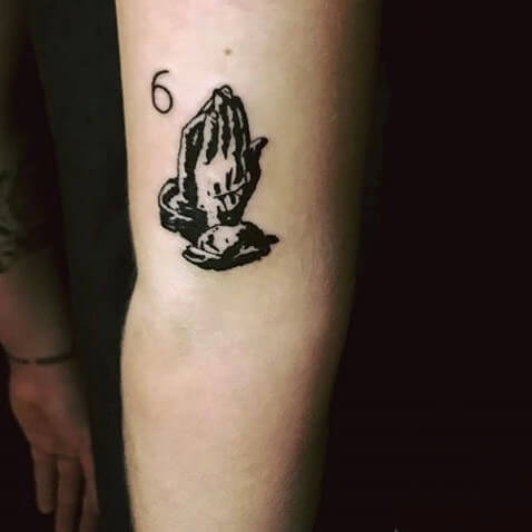 Drake Graham Emoji Tattoo