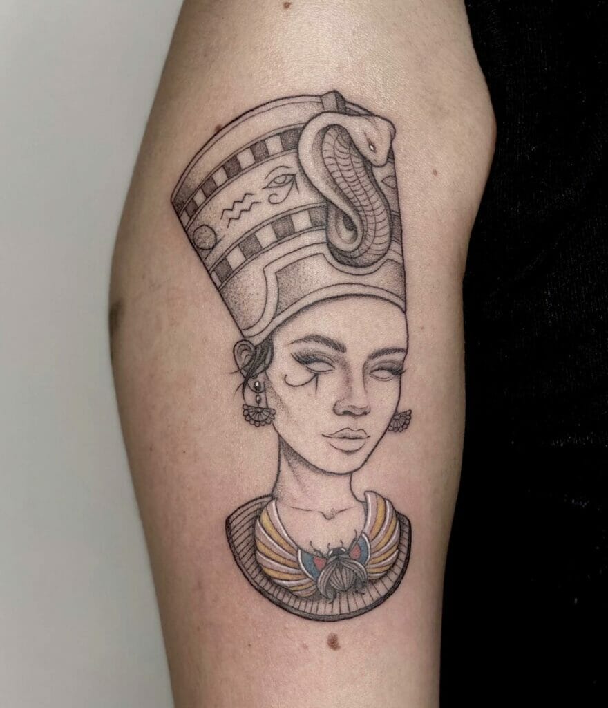 Minimalistic Queen Tattoo