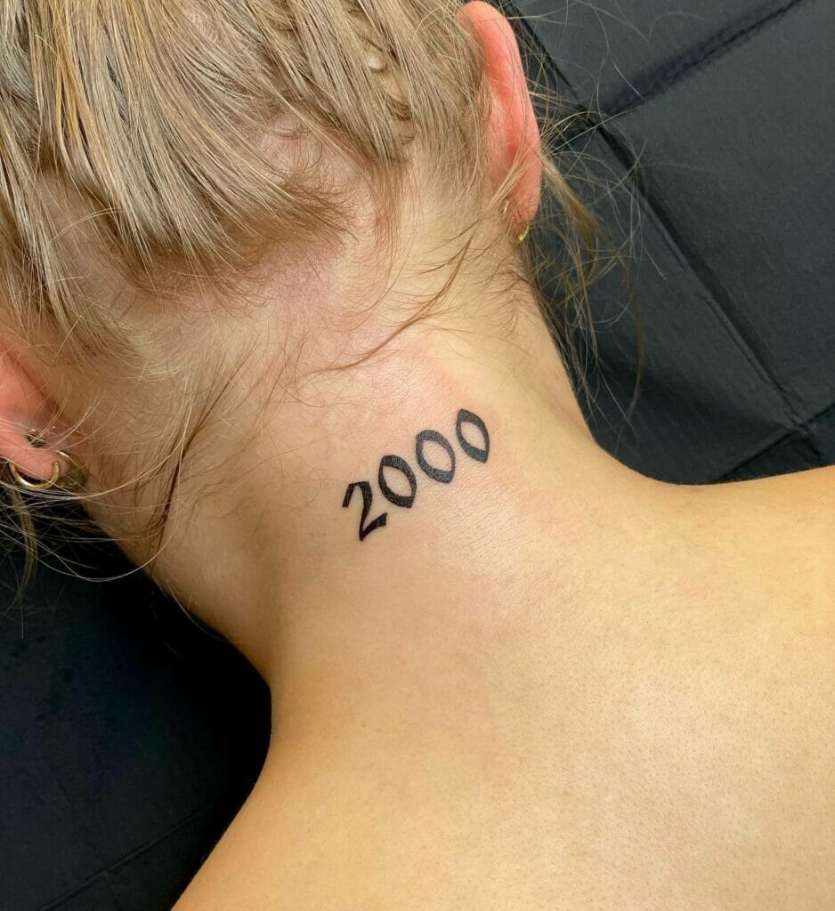 The Neck-line 2000 Women Tattoos