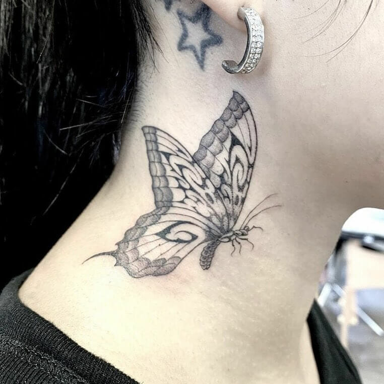 butterfly boyfriend name tattooTikTok Search