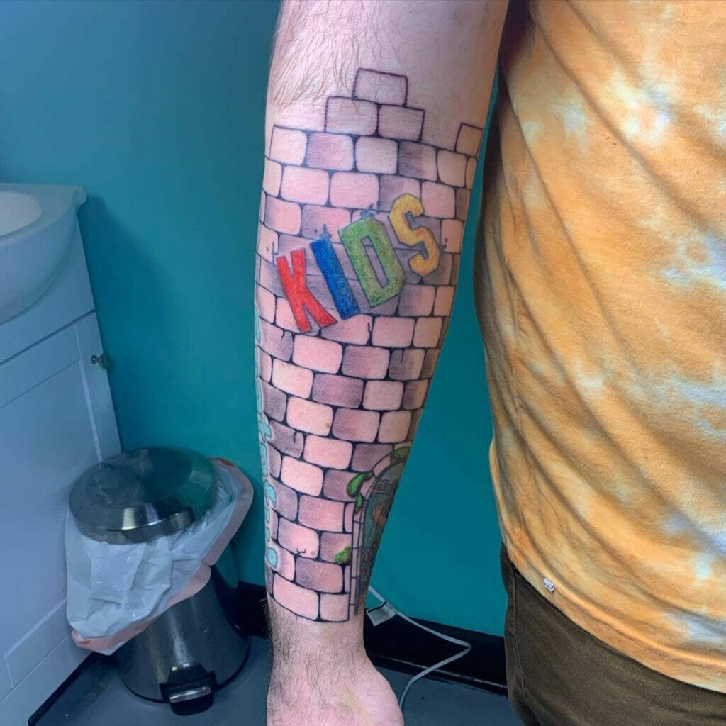 Brick Wall Tattoo