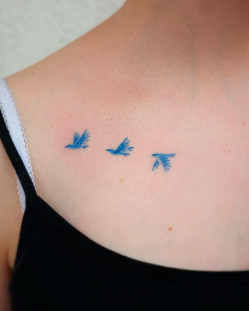 Divergent Colorful Tris Tattoo