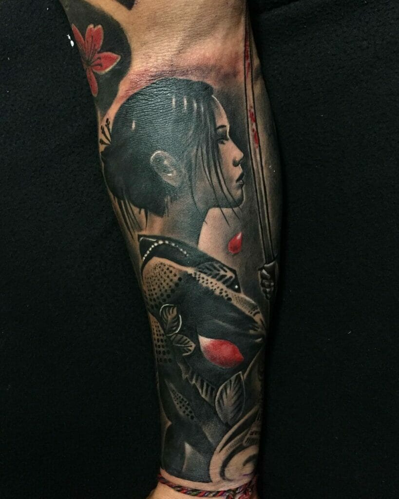 Female Samurai Tattoos