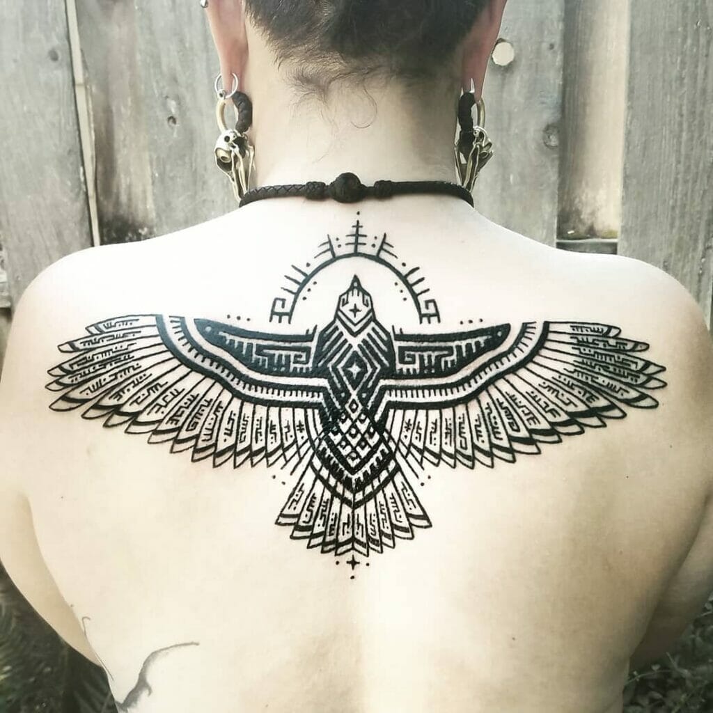 Divergent Hawk Tattoo