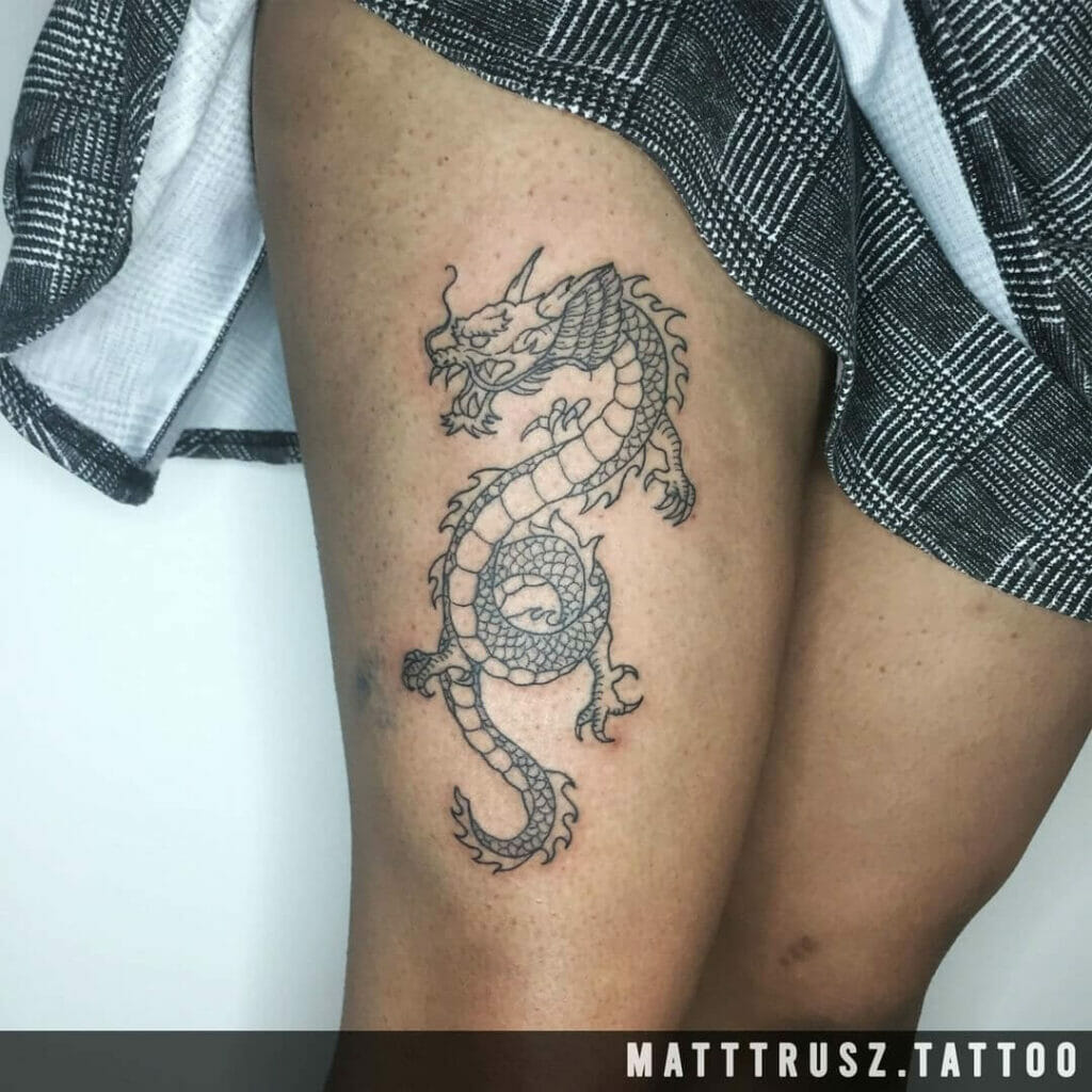 The Ferocious Chinese Dragon Tattoo