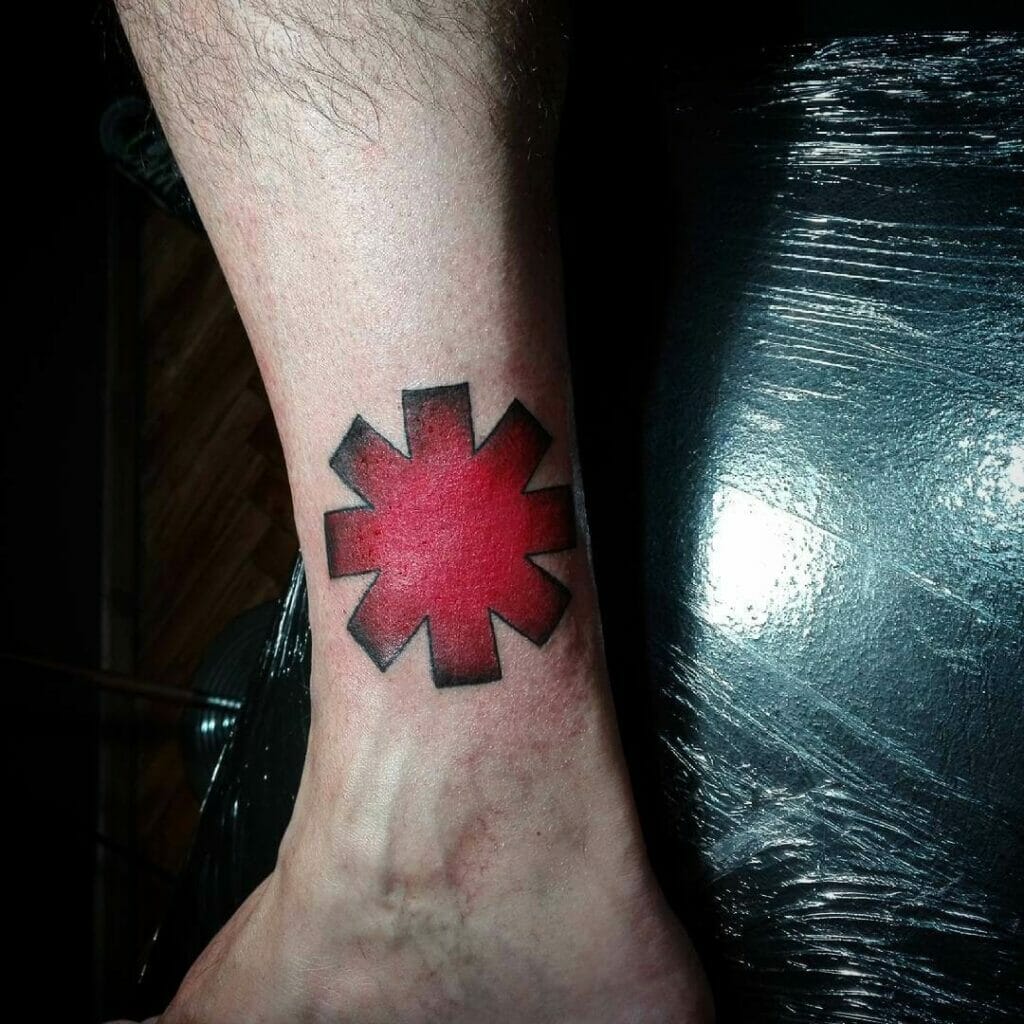 Small Red Hot Chili Peppers Tattoo