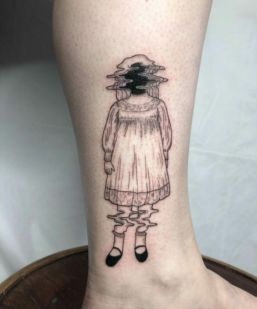 Little Girl With ADHD Tattoo
