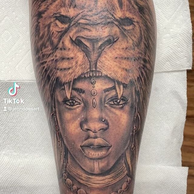 Wakanda Forever Black Panther Tattoo