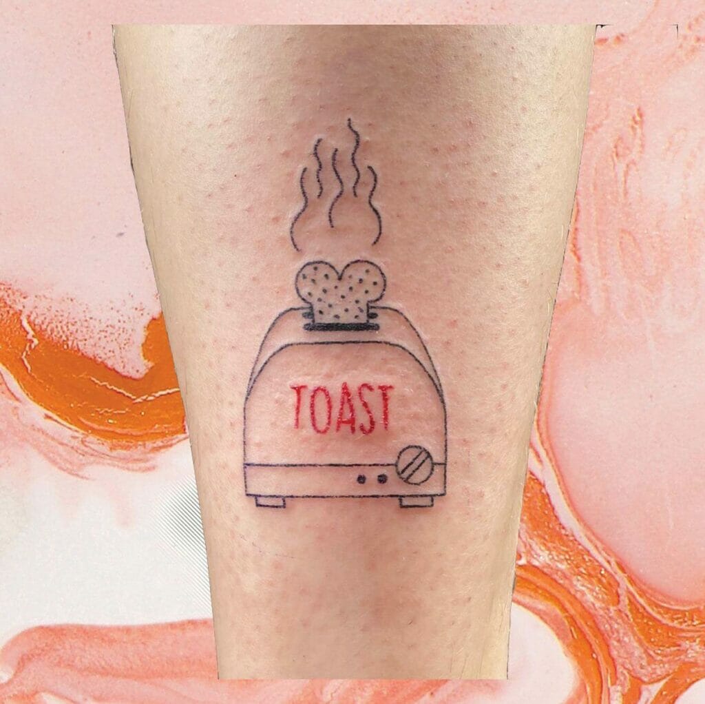 Toast On Toaster Tattoo