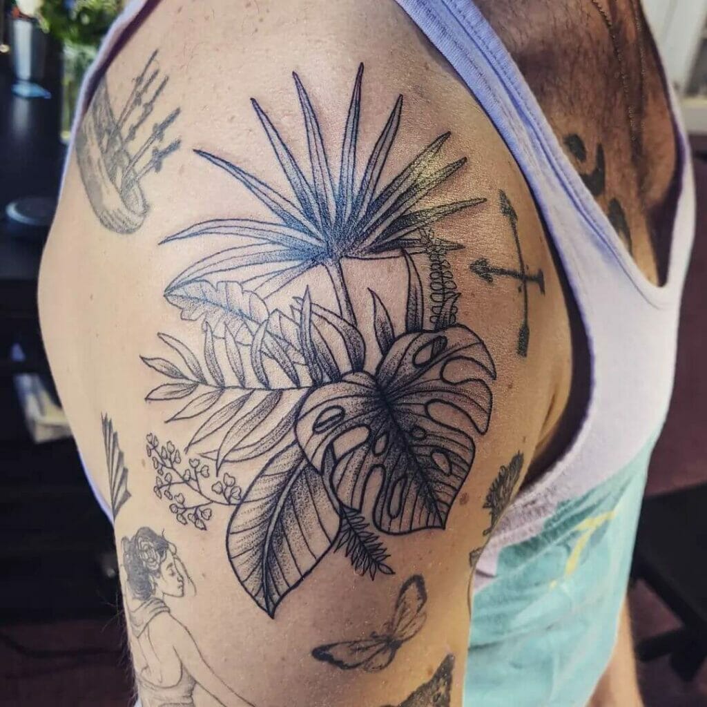 Abstract Tropical Tattoo