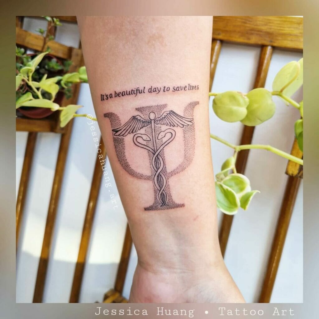 Doctor's Emblem Grey's Anatomy Tattoos