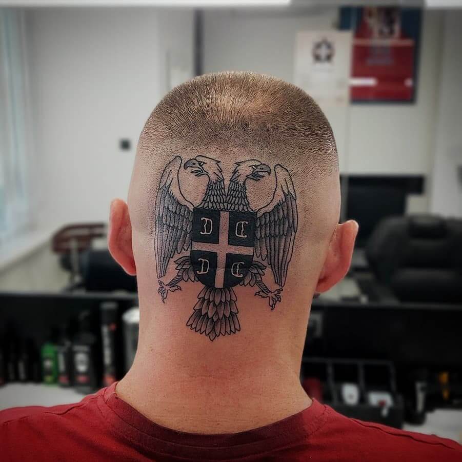 Double-Headed German Eagle Tattoo