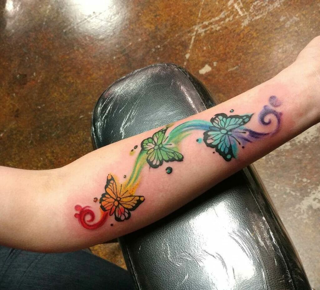 Female Butterfly Tattoo