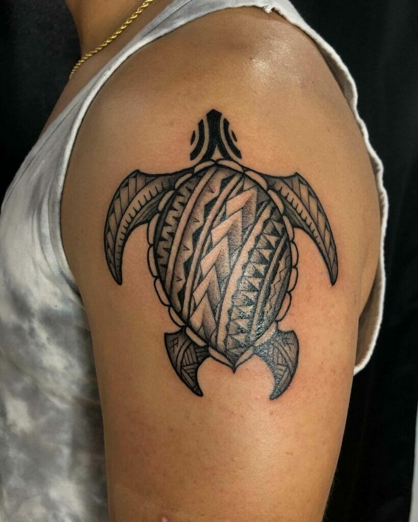Turtle Shell Tongan Tattoo