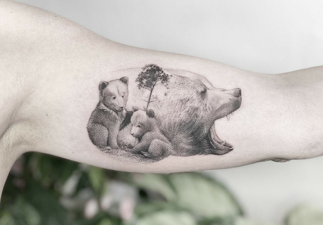 101 Best Bear And Cubs Tattoo Ideas That Will Blow Your Mind! - Outsons