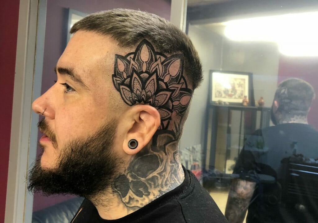 Side Of Head Tattoo
