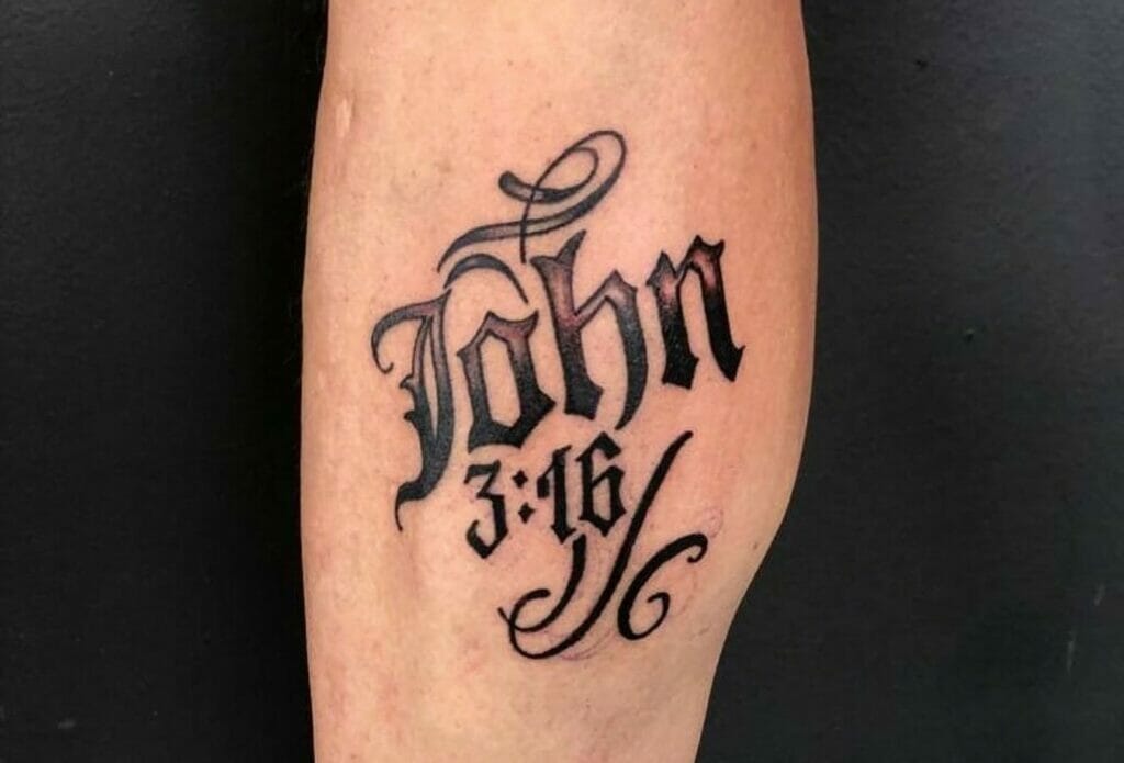 John 3:16 Tattoo