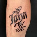 John 3:16 Tattoo