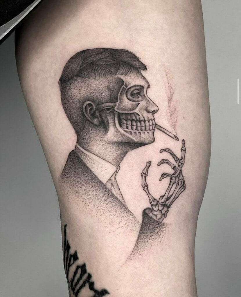 Thomas Shelby 3D Tattoo