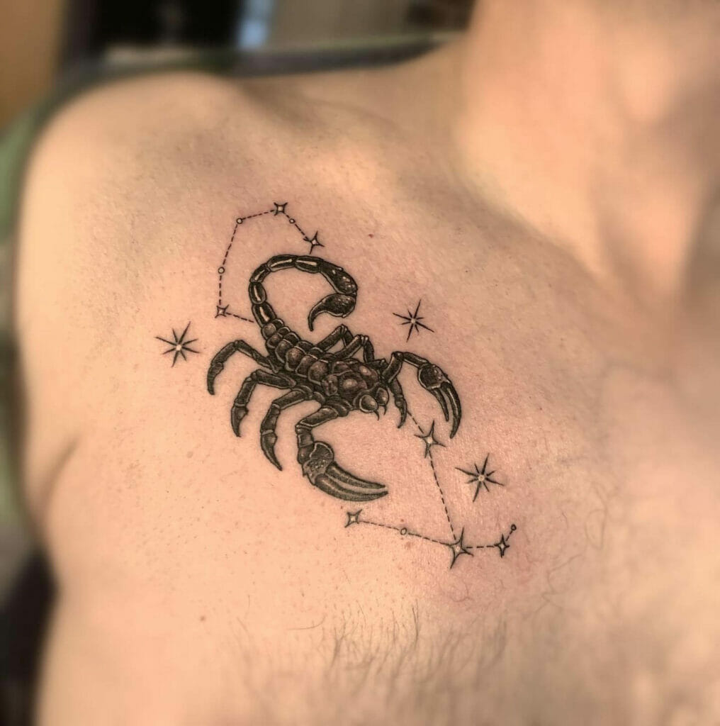 Astrological Sign Scorpion Tattoo Designs