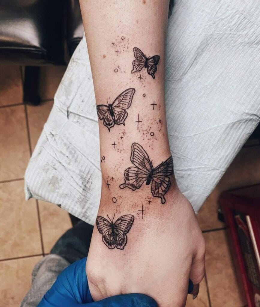 Small Butterfly Tattoo Ideas For Wrist