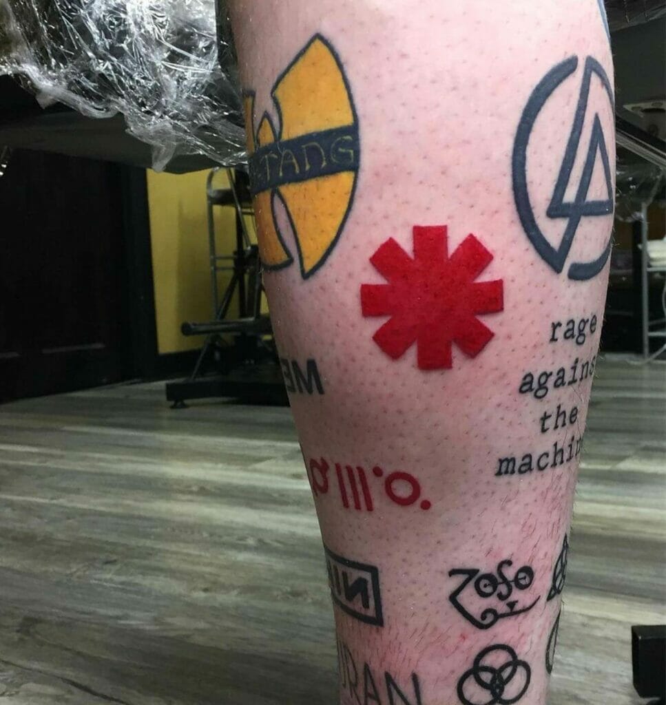 Red Hot Chili Peppers Logo Tattoo