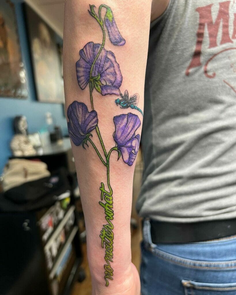 No Matter What, Flower Tattoos