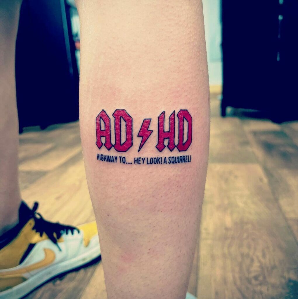 Unmindful ADHD Tattoo
