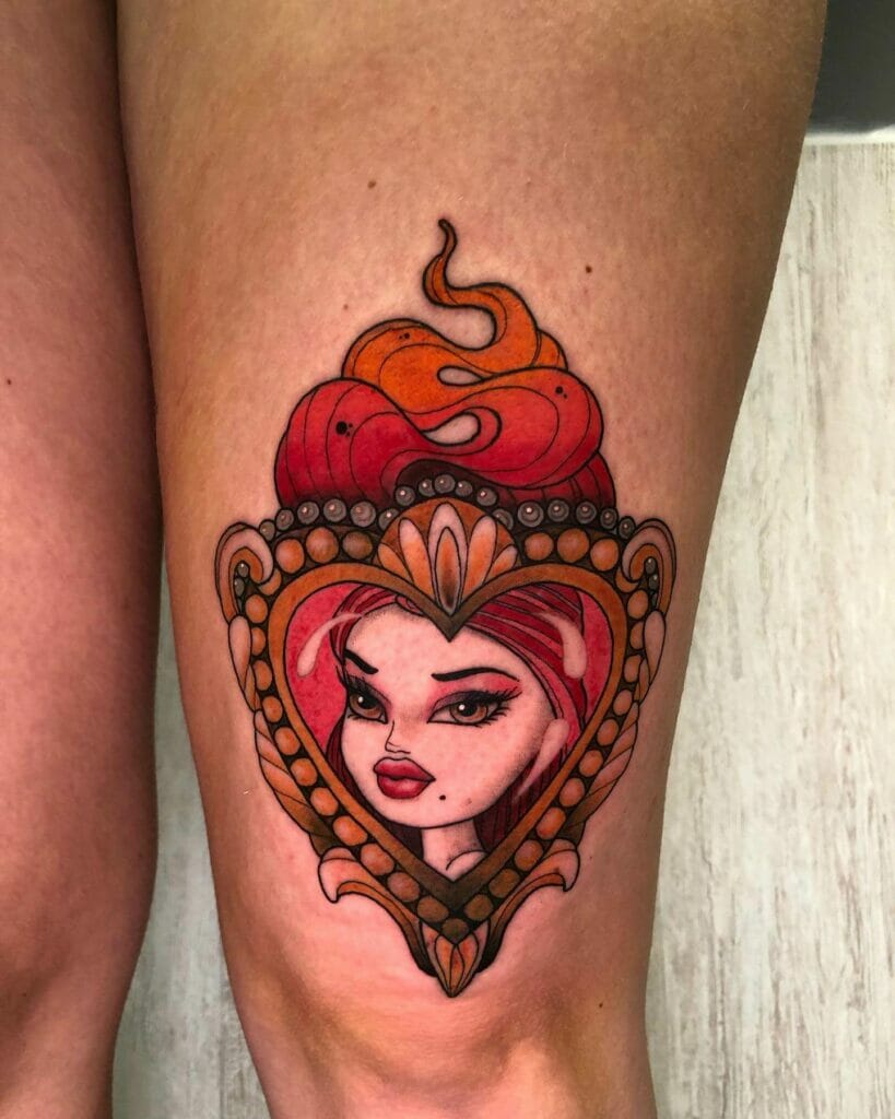 Red Queen Bratz Royal Tattoo