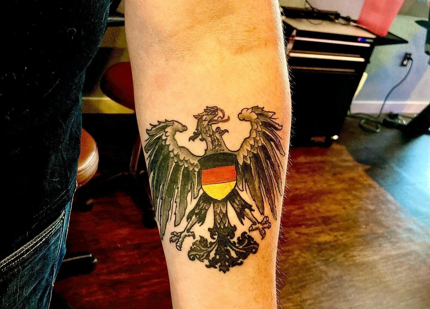 When is a German eagle a Nazi eagle