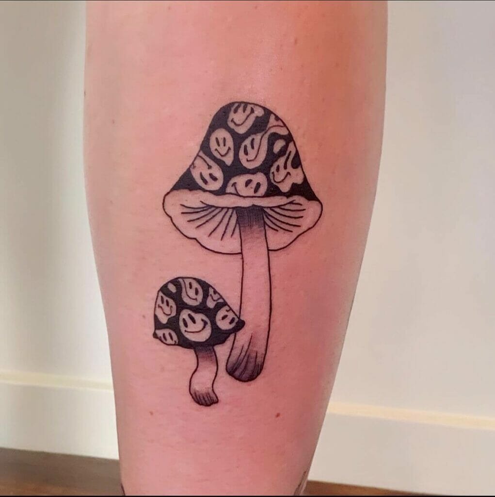 Cute Mushroom Tattoos