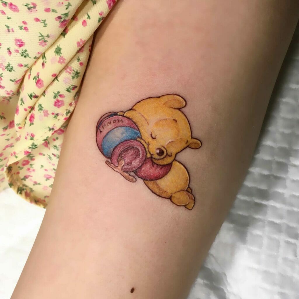 Winnie The Pooh Bear Tattoo